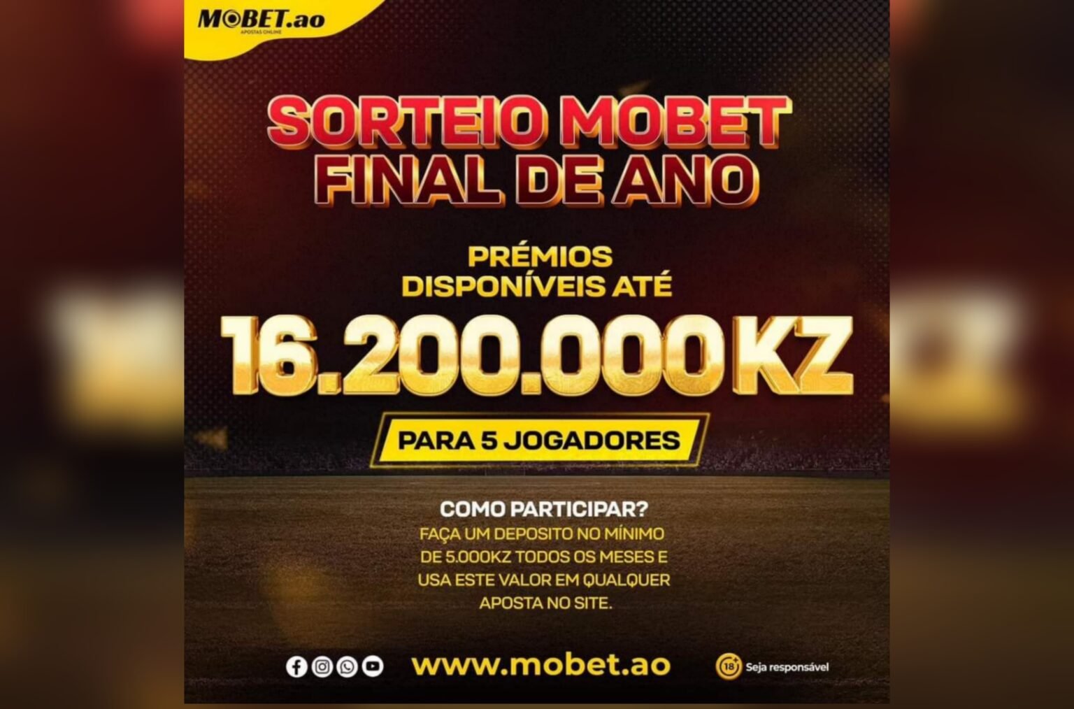 Sorteio mobet Final de ano